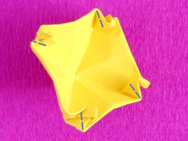 Fold an Origami crown Fold an Origami crown