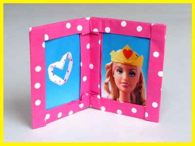 Origami photo frame