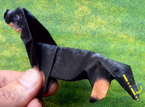 Fold an Origami Dachshund