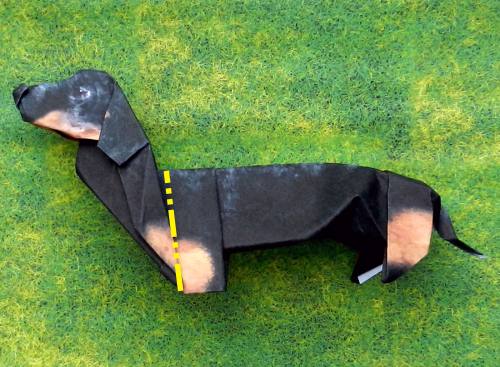 Fold an Origami Dachshund