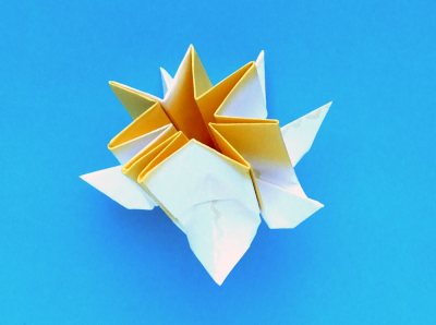 Origami Narcis vouwen