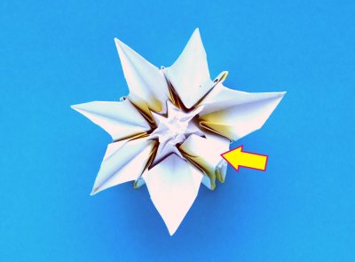 Origami Narcis vouwen