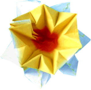 Origami Daffodil Origami Daffodil