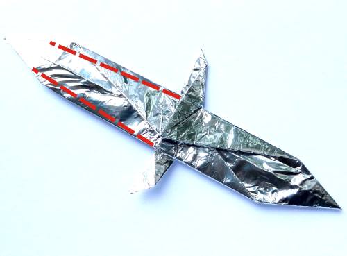 Fold an Origami dagger