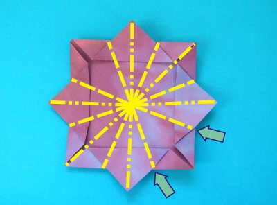 Fold an Origami Dahlia Flower Fold an Origami Dahlia Flower