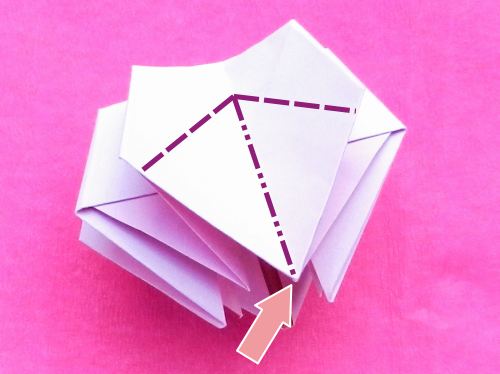 Make Origami Dahlia flowers