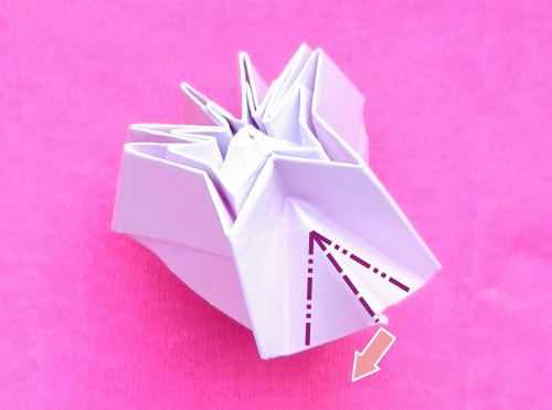 Make Origami Dahlia flowers