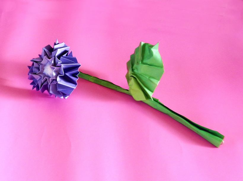 Origami Dahlia flower Origami Dahlia flower