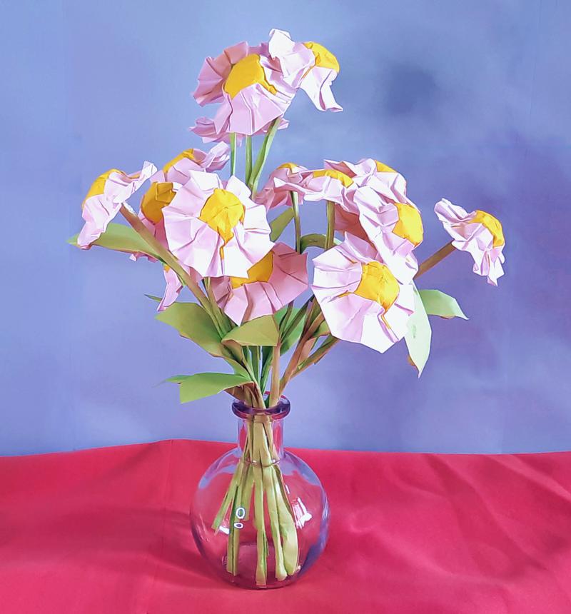 Origami Daisies Origami Daisies