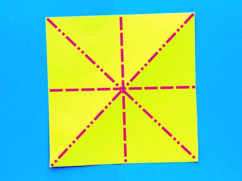 Fold an Origami Dandelion flower Fold an Origami Dandelion flower