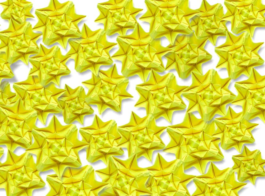 Origami Dandelion pattern Origami Dandelion pattern