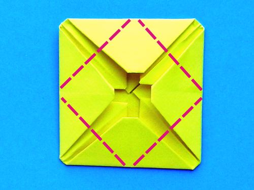 Fold an Origami Dandelion flower Fold an Origami Dandelion flower