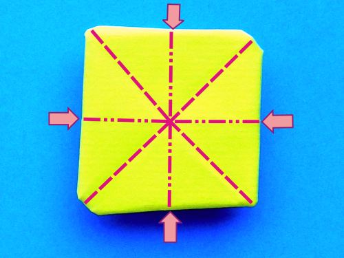 Fold an Origami Dandelion flower Fold an Origami Dandelion flower