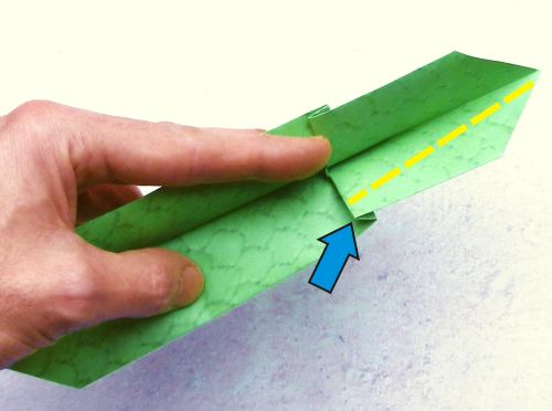 origami Dimetrodon folding instructions