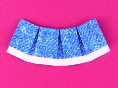 how to fold an origami denim skirt