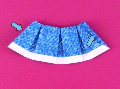 how to fold an origami denim skirt