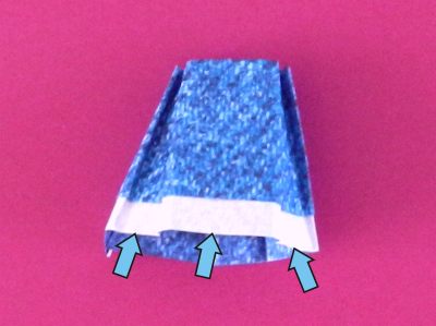 how to fold an origami denim skirt