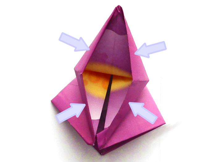 Make an Origami Desert Rose