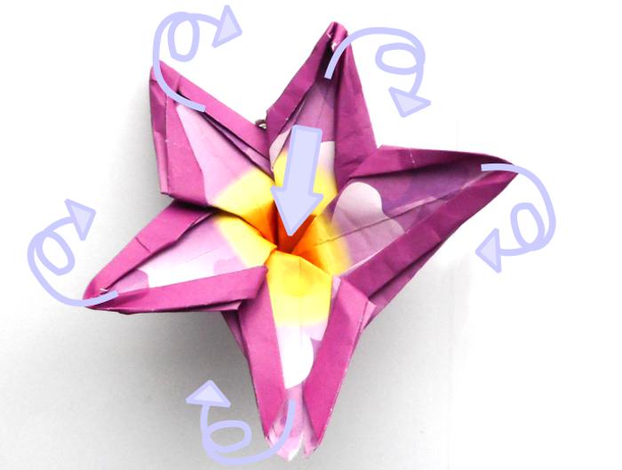 Make an Origami Desert Rose