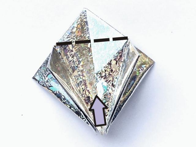 Origami Diamant vouwen