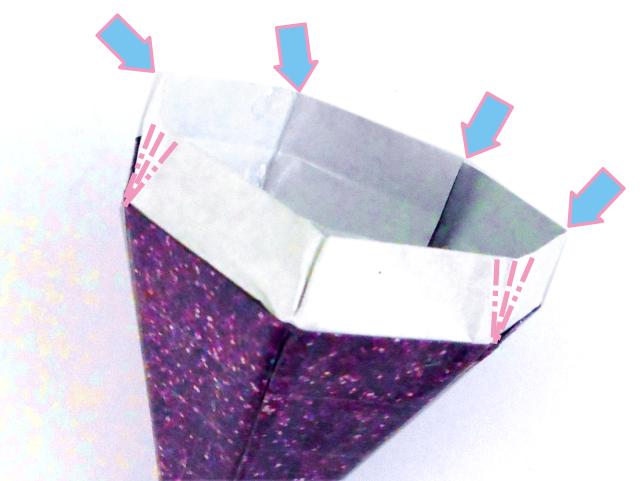 Fold an Origami Diamond Box