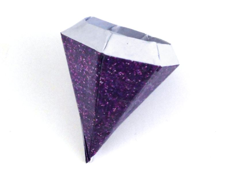 Fold an Origami Diamond Box