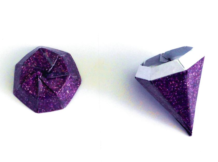 Origami Diamond Box