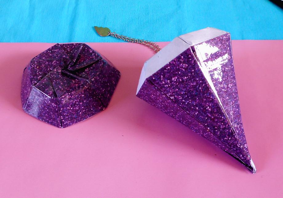 Origami Diamond Box