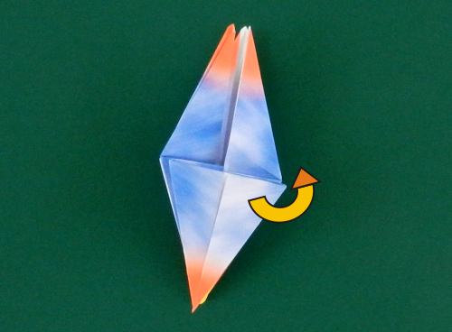 how to fold an origami Dimorphodon