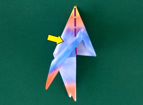 how to fold an origami Dimorphodon