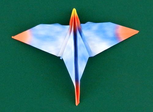 how to fold an origami Dimorphodon