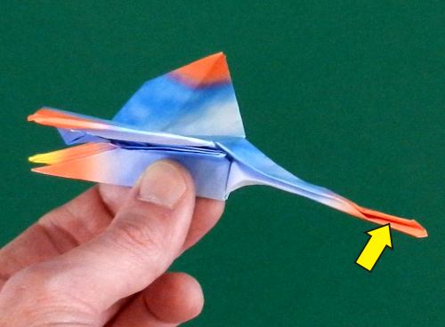 how to fold an origami Dimorphodon