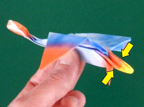 how to fold an origami Dimorphodon