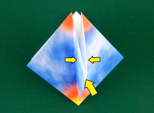 how to fold an origami Dimorphodon