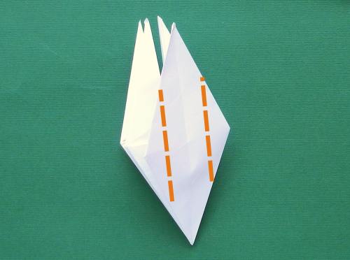 Origami Velociraptor folding diagrams