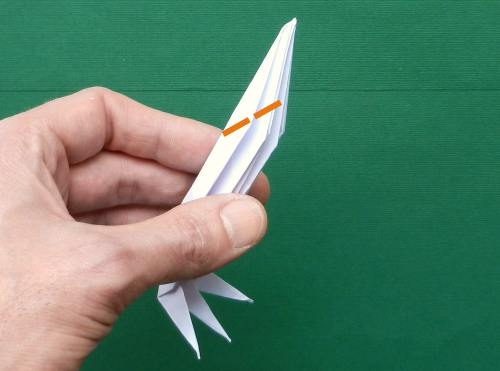 Origami Velociraptor folding diagrams