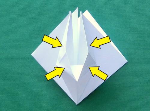 Origami Velociraptor folding diagrams