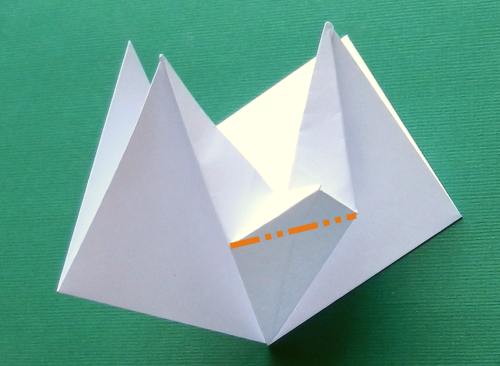 Origami Velociraptor folding diagrams