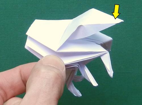 Origami Velociraptor folding diagrams