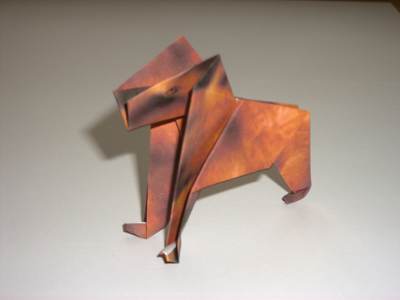 origami hond vouwen