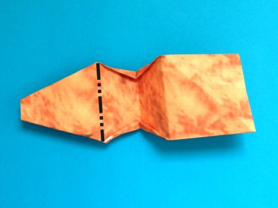 step by step origami dog folding instructions