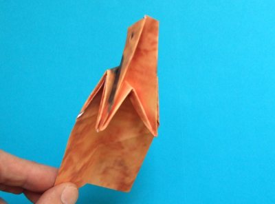 step by step origami dog folding instructions