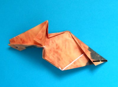 step by step origami dog folding instructions