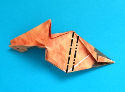 step by step origami dog folding instructions