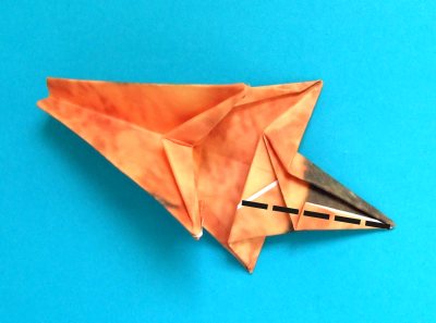 step by step origami dog folding instructions