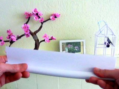 origami Dogwood Tree diagrams