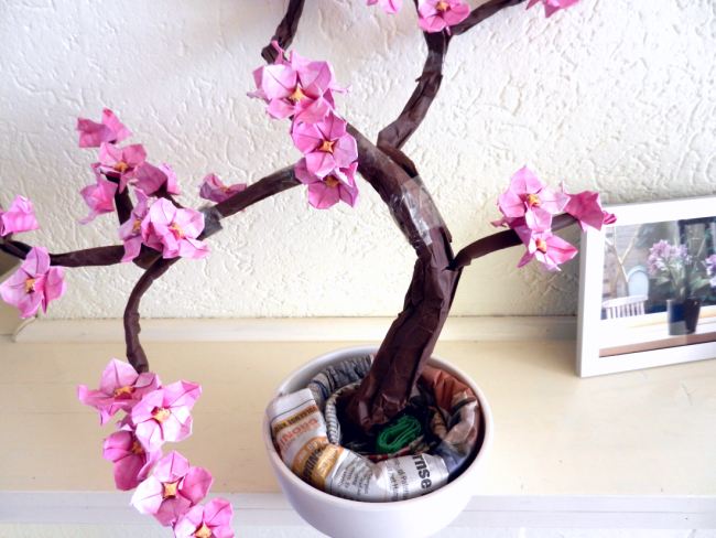 Bonsai Origami flower