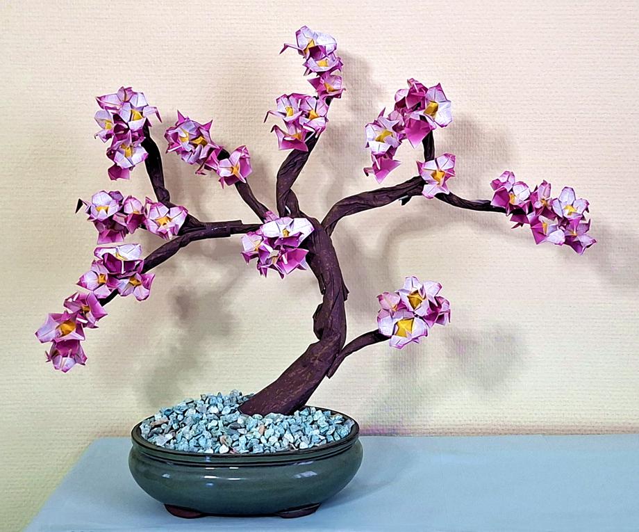 Bonsai Origami Dogwood Tree