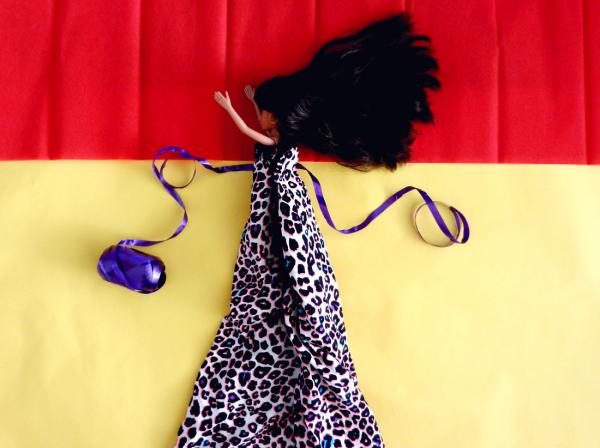Make a doll dress Make a doll dress