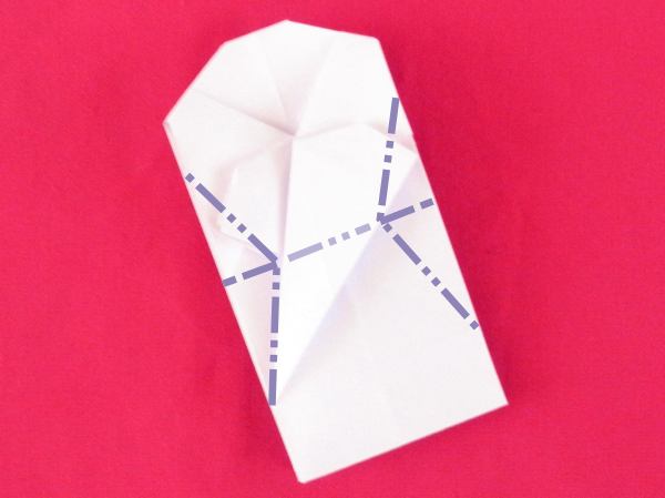 Origami paspop maken